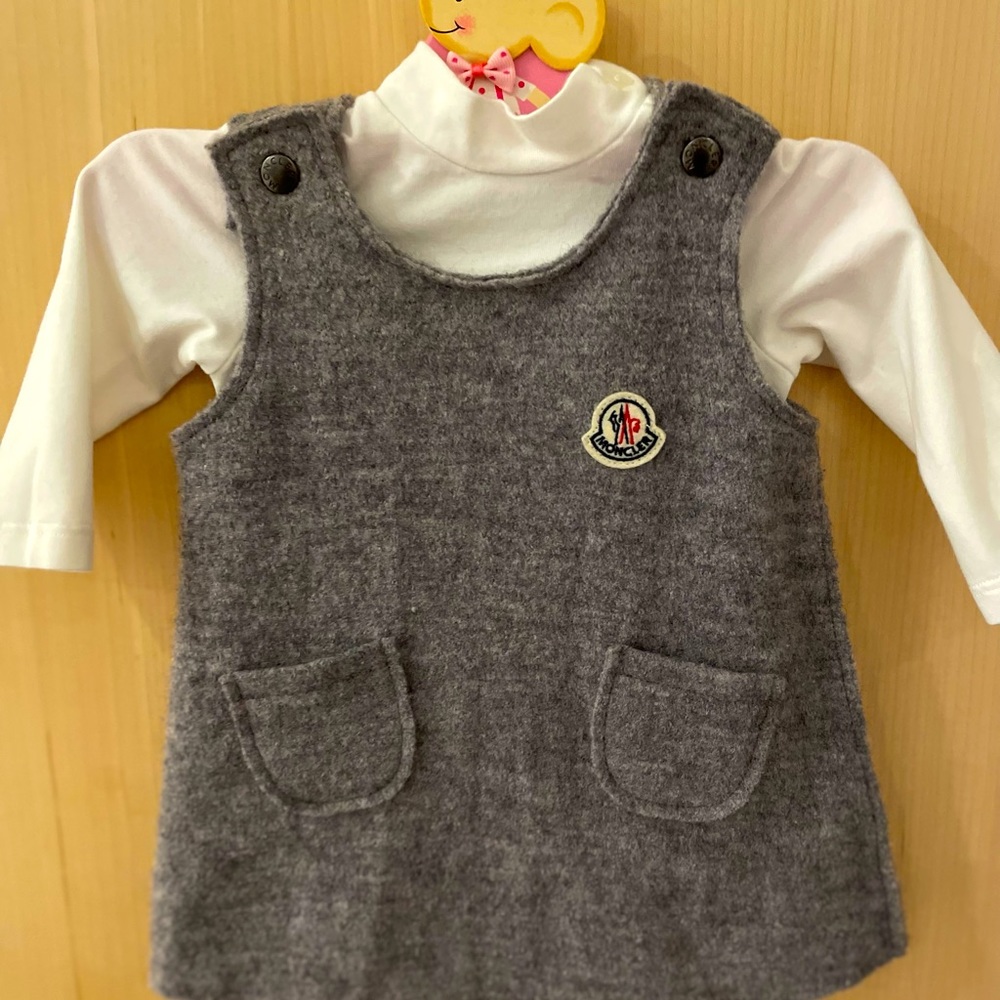 Moncler Baby dress and jumper 3-6 months